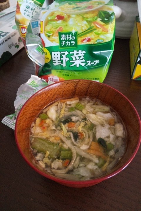 マルちゃん 素材のチカラ 野菜スープ ５Ｐ ３０ｇ（東洋水産）の口コミ・評判、評価点数 ものログ