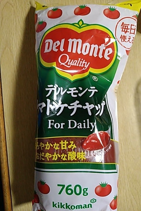 デルモンテ トマトケチャップ デイリー ７６０ｇ（日本デルモンテ）の口コミ・レビュー、評価点数 | ものログ