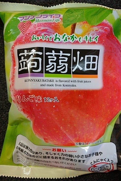 りんご味 25g×12個×12袋入  高級な マンナンライフ 蒟蒻畑