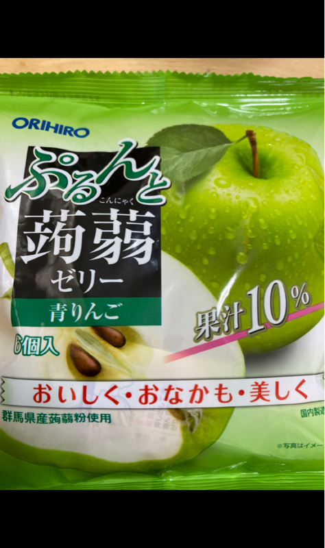オリヒロ ぷるんと蒟蒻ゼリーＰ青りんご ６個（オリヒロプランデュ）の口コミ・レビュー、評価点数 | ものログ
