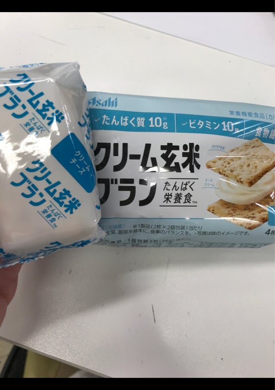 大阪京菓 ZRxアサヒフード ７２Ｇ クリーム玄米ブランクリームチーズ×96個