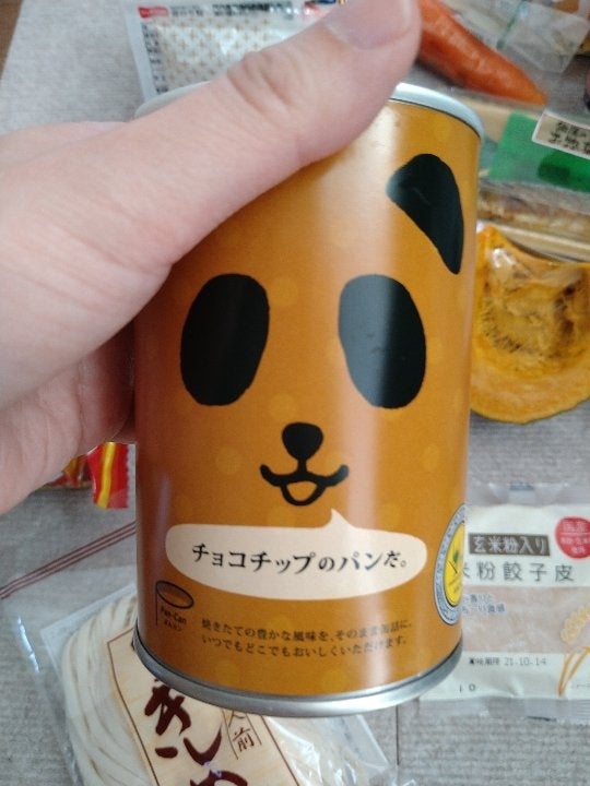 フェイス パンの缶詰 チョコチップのパンだ １個（フェイス（富山県、パンダ缶））の口コミ・評判、評価点数 ものログ