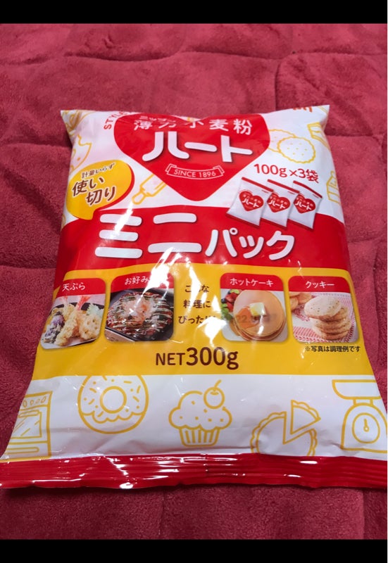 ニップン ハートミニパック薄力小麦粉 １００ｇ×３（日本製粉）の口コミ・レビュー、評価点数 | ものログ