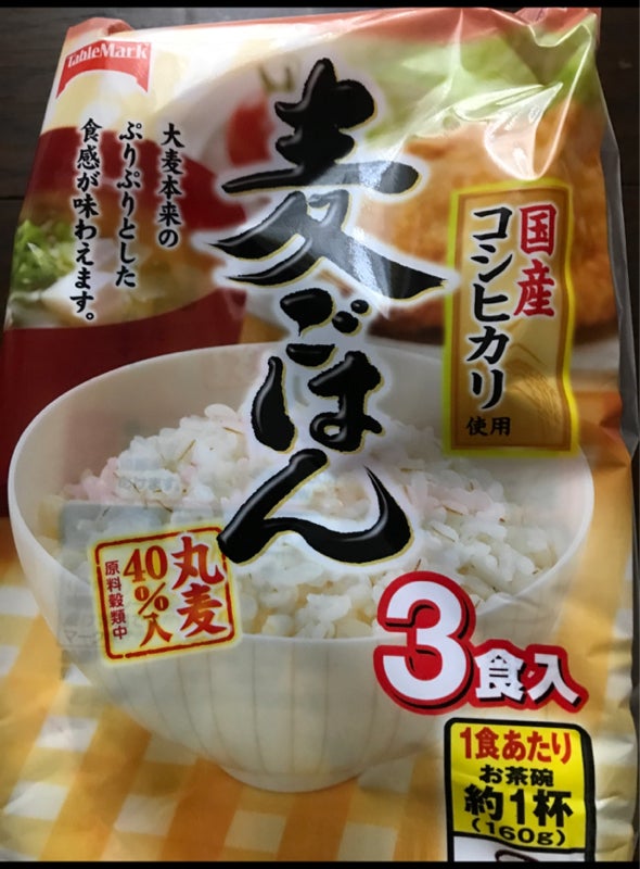 102円 定番から日本未入荷 テーブルマーク 麦ごはん 3食 160g×3