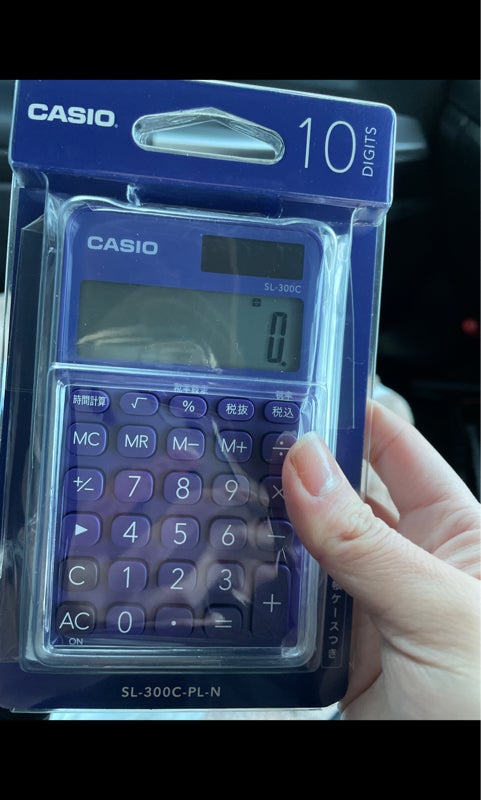 カシオ 手帳型カラフル電卓ＳＬ−３００Ｃ−ＰＬ−Ｎ（カシオ計算機）の口コミ・レビュー、評価点数 | ものログ