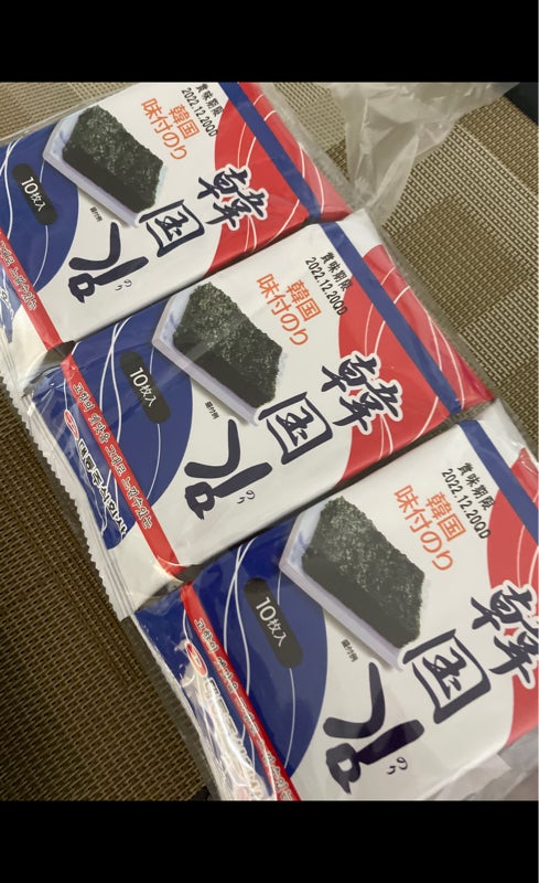 ドラッグスーパー alude大同 韓国風味付海苔 3P 6切10枚入×3個 全形5枚分