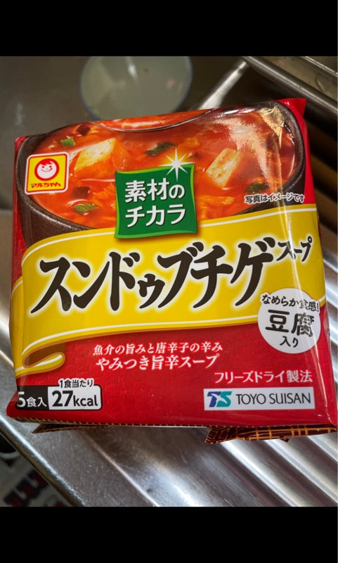 マルちゃん 素材のチカラ チゲスープ ５Ｐ ３５ｇ（東洋水産）の口コミ・レビュー、評価点数 | ものログ