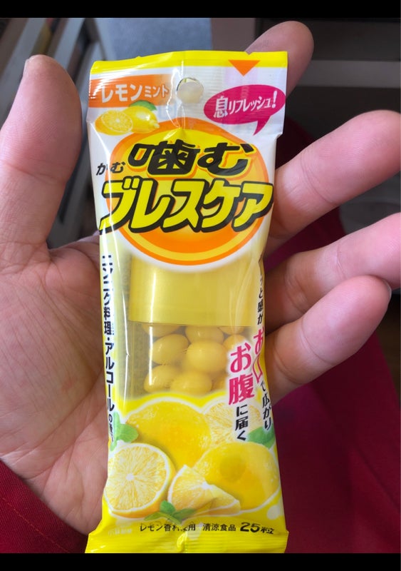 市場 小林製薬 25粒入 レモンミント 噛むブレスケア