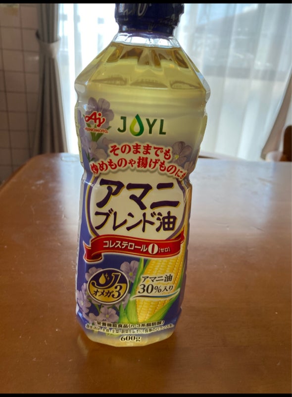 好評 新品 JOYL アマニ油 S-5G J-オイルミルズ 600g×5本 アマニブレンド油 ペット (アマニ油 30% コレステロ-ル0 オメガ3)  味の素