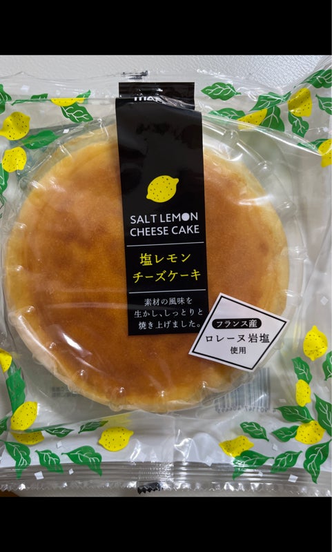 大阪前田製菓　大人気夏季限定 塩レモンチーズケーキ(６号サイズ) １個