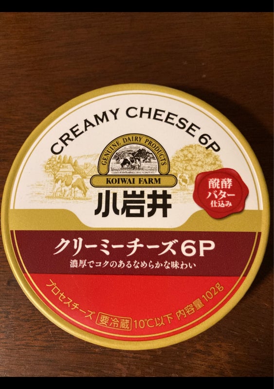 大得価低価 小岩井乳業 クリーミーチーズ6P 102g×12個入×(2ケース