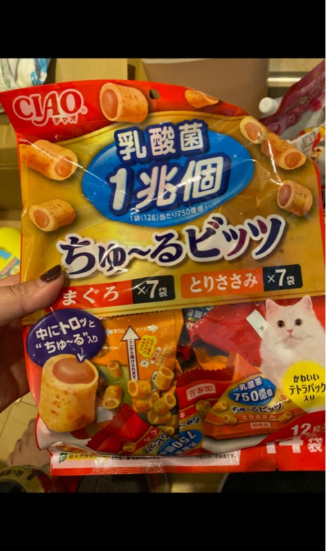 いなば ちゅ〜るビッツ お肉バラエティ(14袋入×6セット(1袋12g))