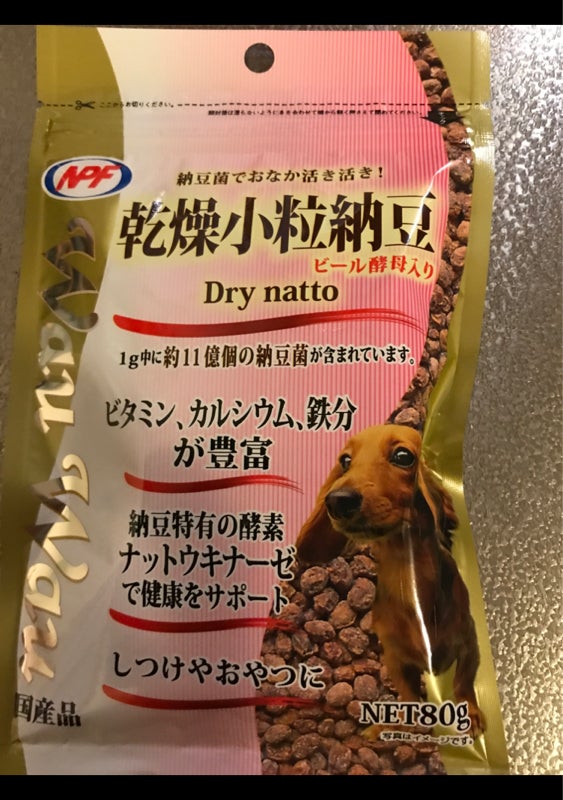 ナチュラルペットフーズ Wau Wau 乾燥小粒納豆 80g 4100054 通販