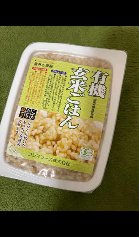 コジマフーズ　１６０ｇ（コジマフーズ）の口コミ・評判、評価点数　有機玄米ごはん　ものログ