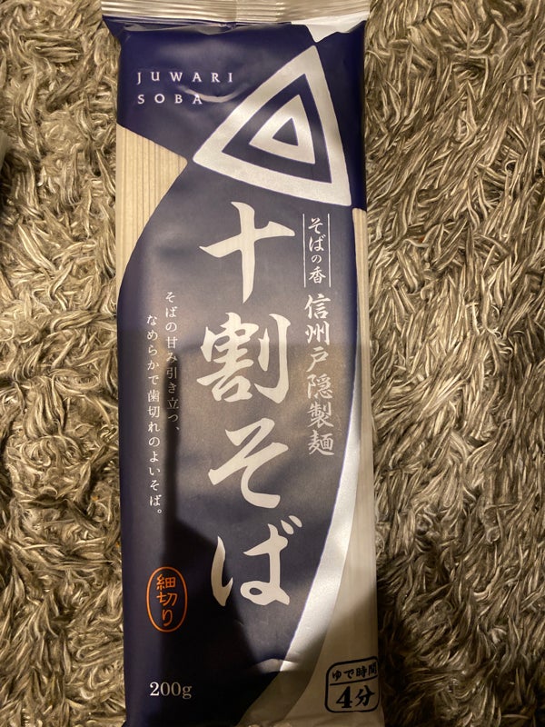 日本産 日清製粉ウェルナ そばの香 信州戸隠製麺 十割そば ×1個