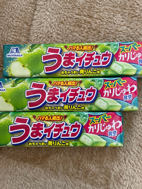 森永製菓 うまイチュウ 青りんご味 12粒 ×12個賞味期限2024 01