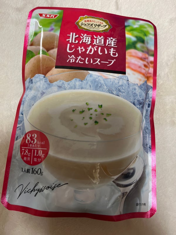 ＳＳＫ　ものログ　北海道産じゃがいも冷たいスープ　１６０ｇ（清水食品）の口コミ・評判、評価点数