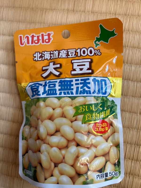 ものログ　北海道大豆　５０ｇ（いなば食品）の口コミ・評判、評価点数　いなば　食塩無添加